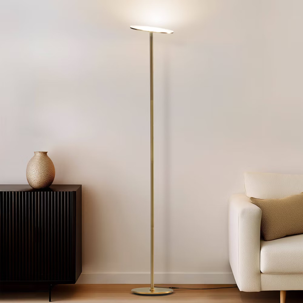 Brightech Sky Modern Dimmable (Includes LED Light Bulb) Torchiere Floor