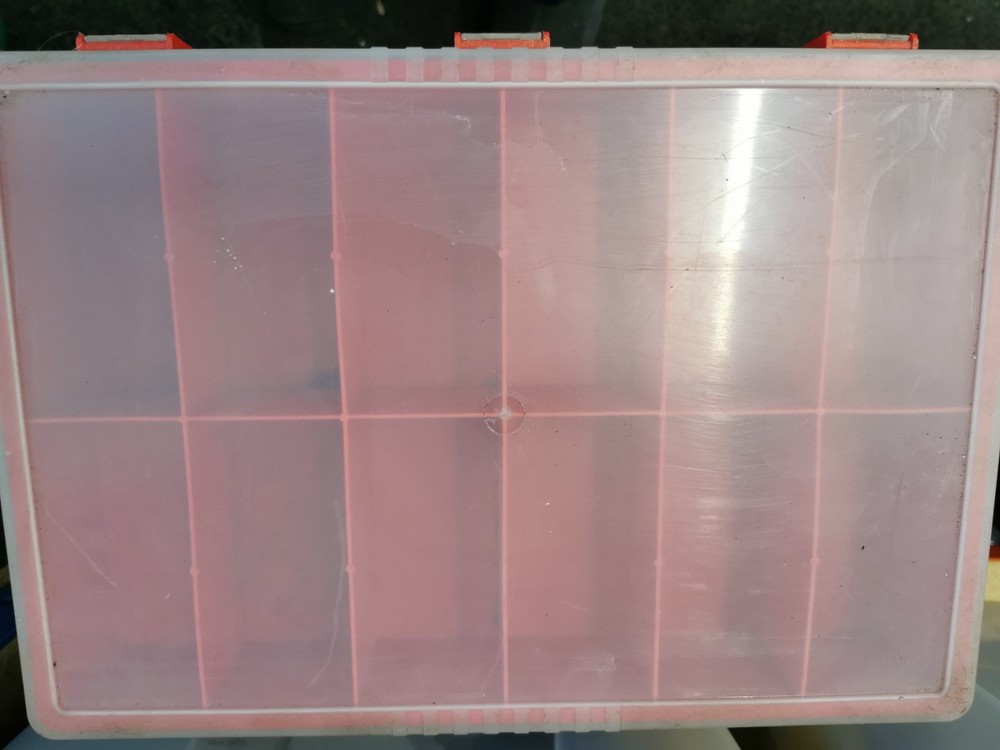 Polypropylene Compartment Box, 57 mm x 338 mm x 260 mm