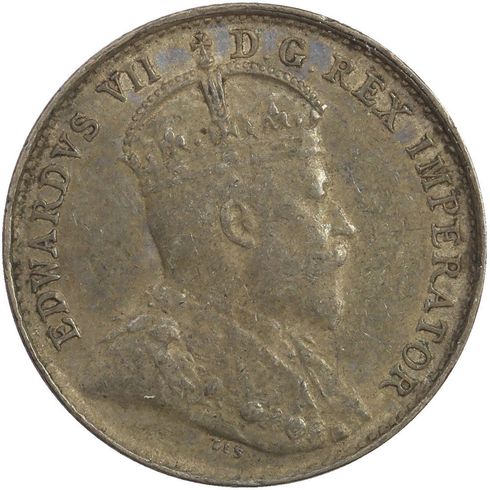 1903 Canada Silver 5 Cents KM-13