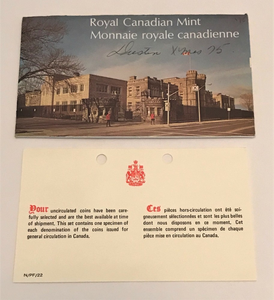 1975 Canada Proof Set with Original Envelope and Certificate