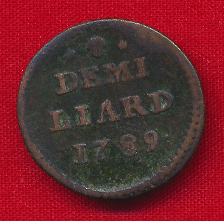 Luxembourg 1789 1/2 LIARD (Copper)