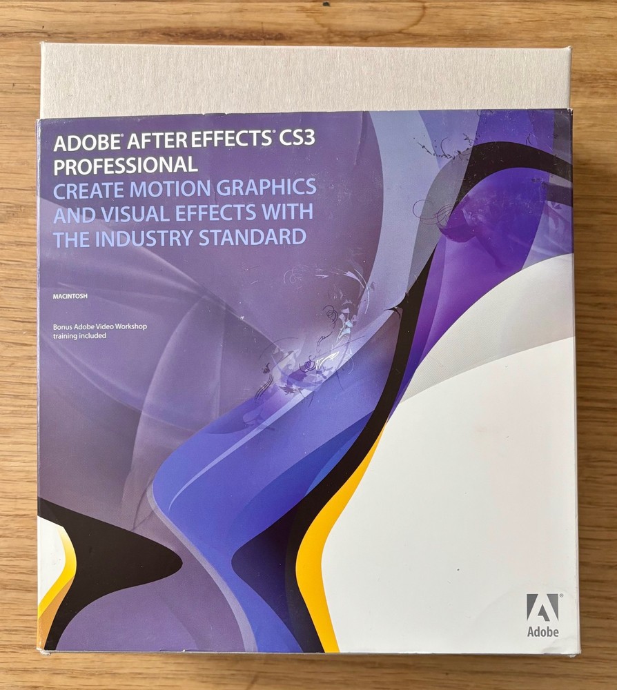 Adobe After Effects CS3 Professional - Retail box *READ*