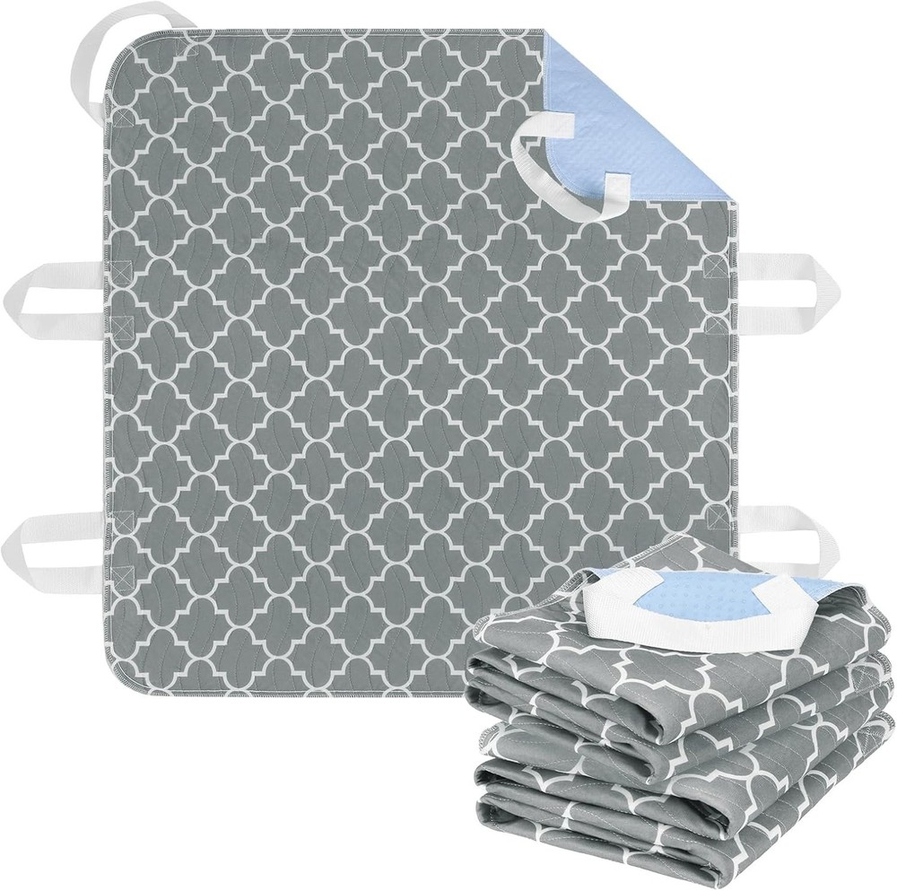 Easy Repositioning & Transfer Bed Pads with 6 Handles