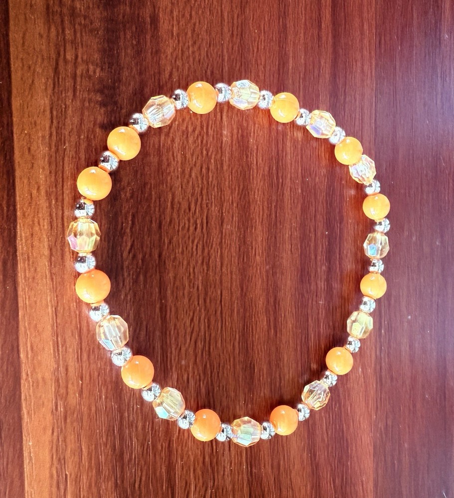 Handmade Beaded Bracelet 8mm Stretch