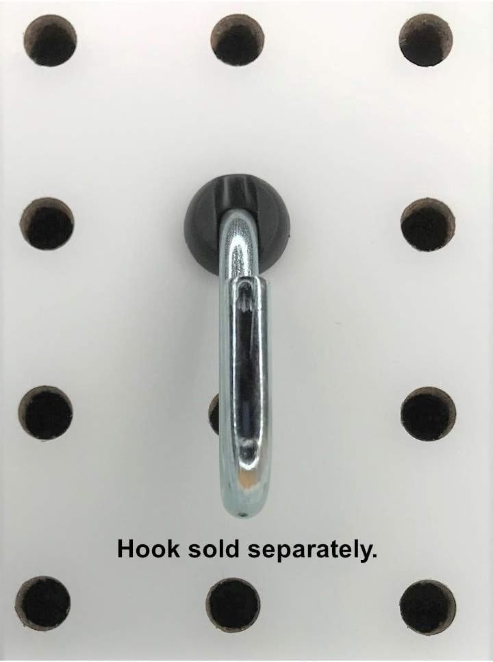Innovative Pegboard Peg Locks (50PCS) – 1/4 Inch Black for Enhanced Organization