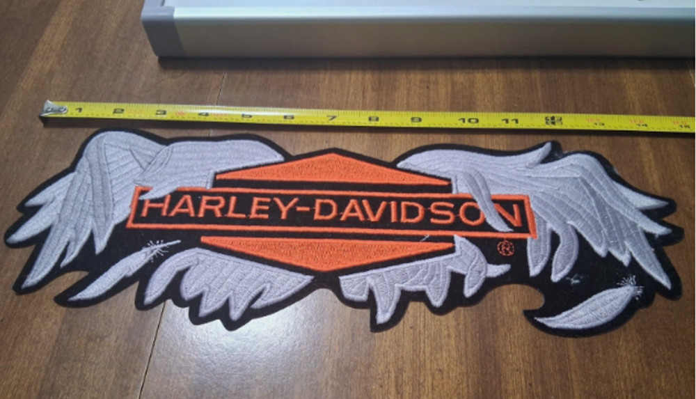 Harley Davidson  Broken Wings  XXL  Emblem / Patch
