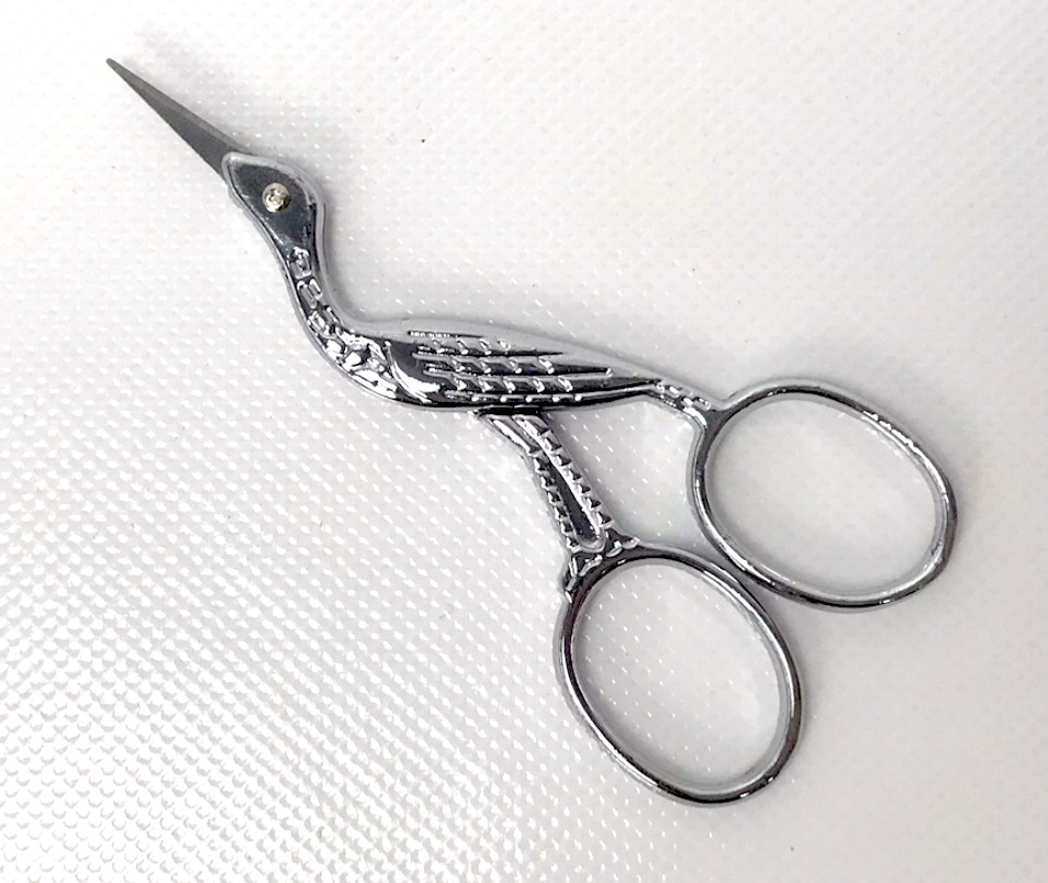 Small Stork Scissors for Embroidery - 2 Pair