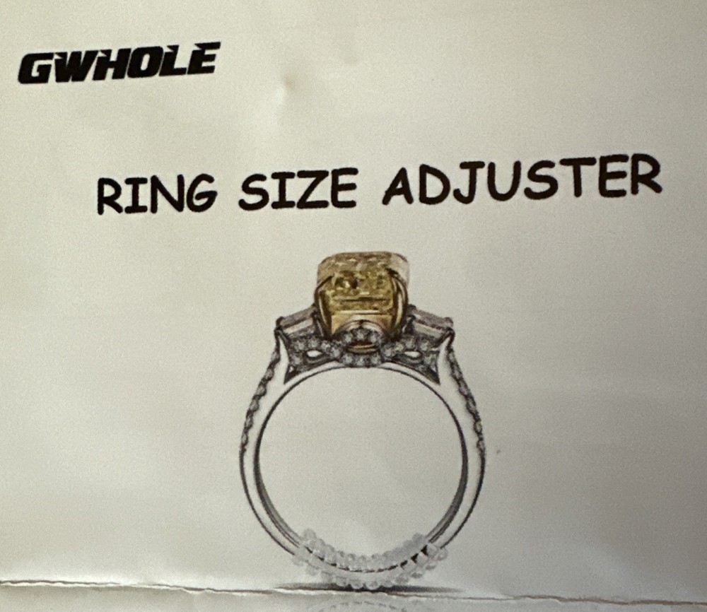 18 Pack Ring Sizer Adjuster for Loose Rings - Multiple Sizes - Invisible Plastic