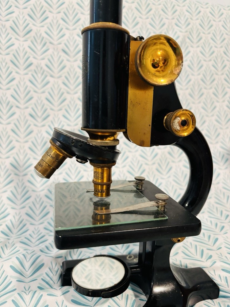 Early 1900’s Spencer Buffalo USA Microscope Model EHS, Primitive