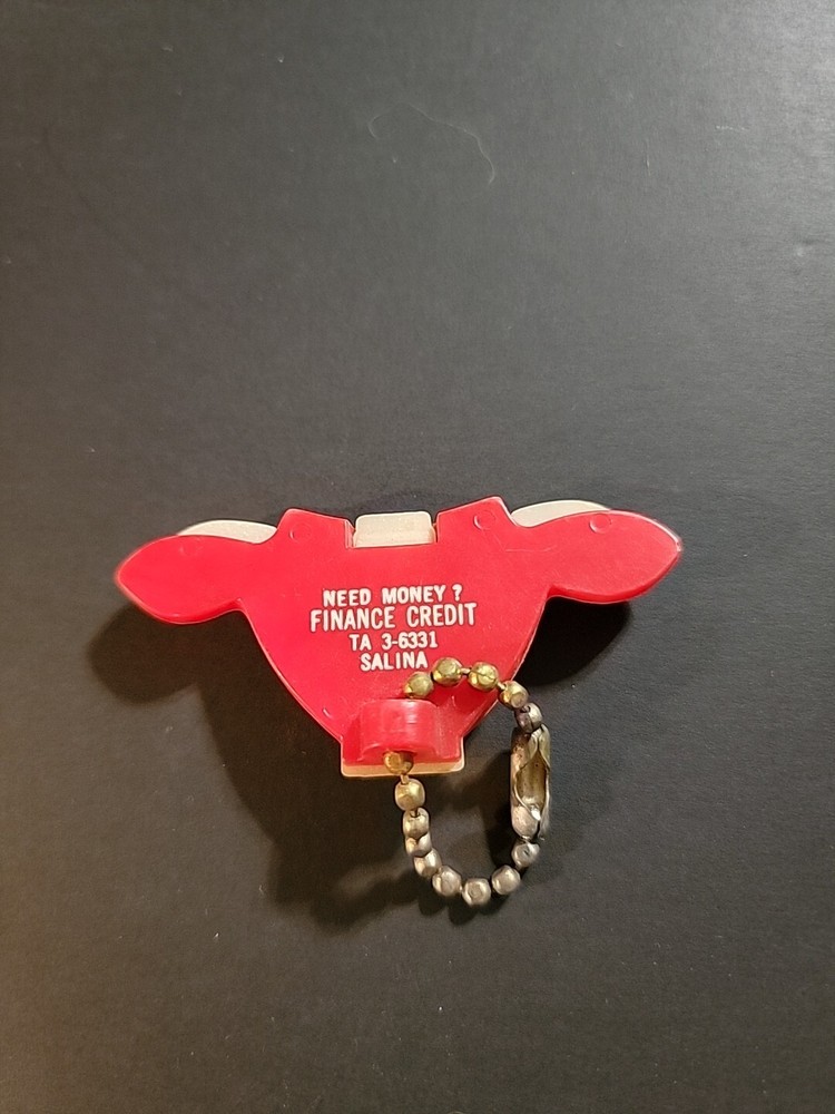 VINTAGE BULL HEAD KEYCHAIN