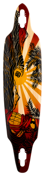 Pacific Sunset Directional Drop Through Longboards (Deck Only)