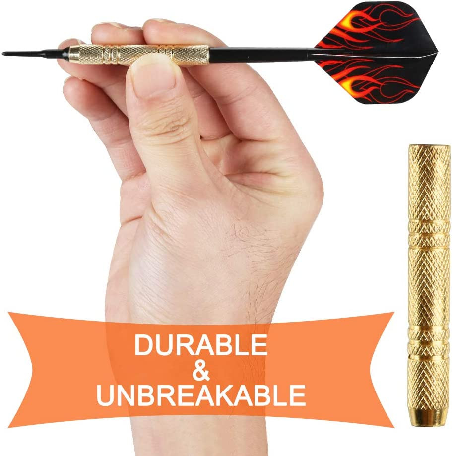 12 Pcs Soft Tip Darts Set 14g Plastic Tipped 36 Extra 2BA Replacement Tips