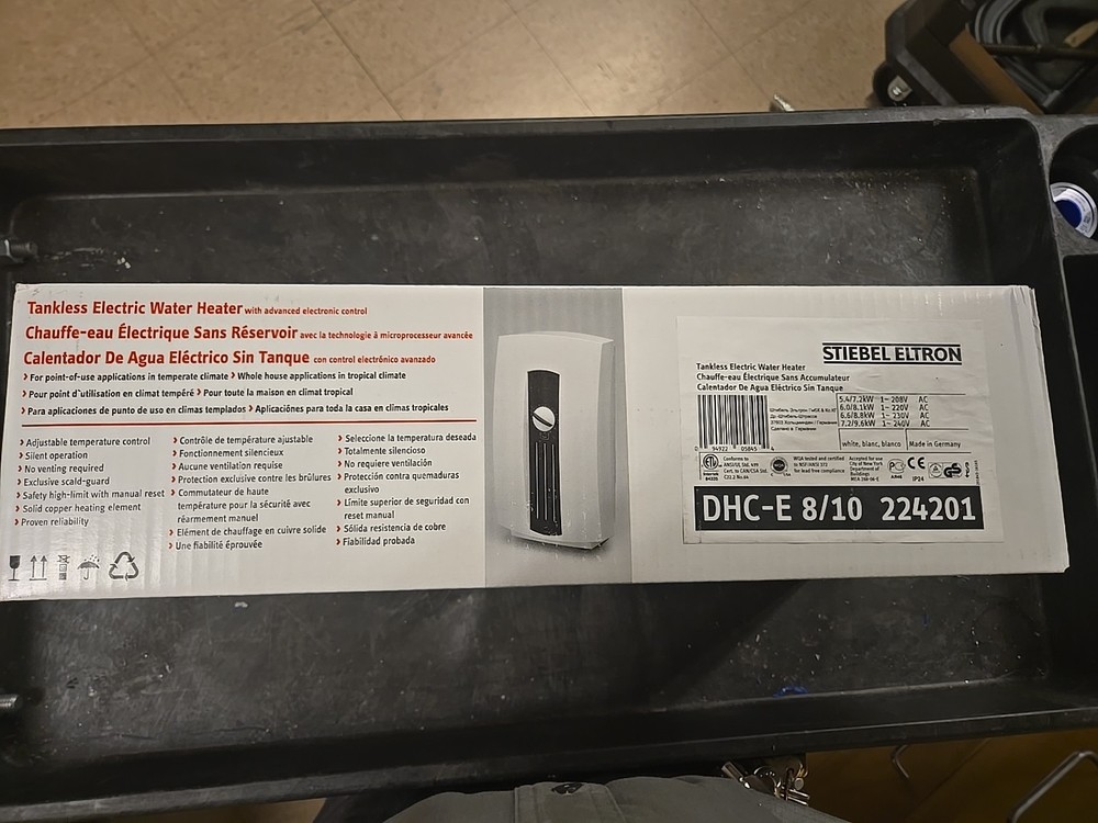 Stiebel Eltron Tankless Electric Water Heater DHC-E 8/10 224201