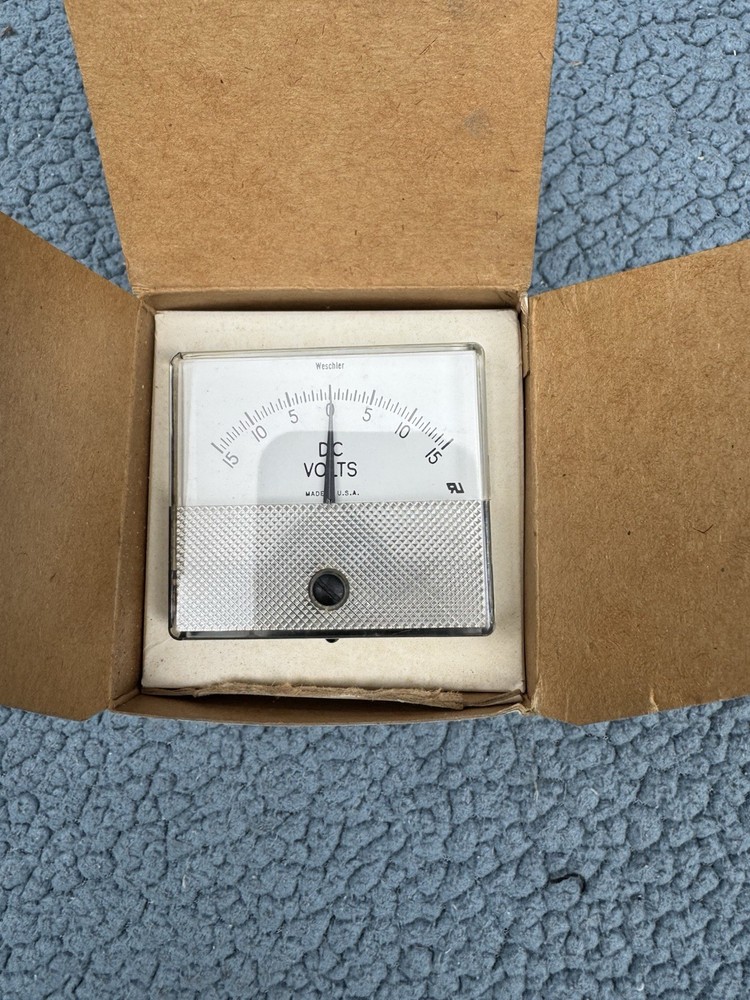 Weschler brand DC Voltmeter