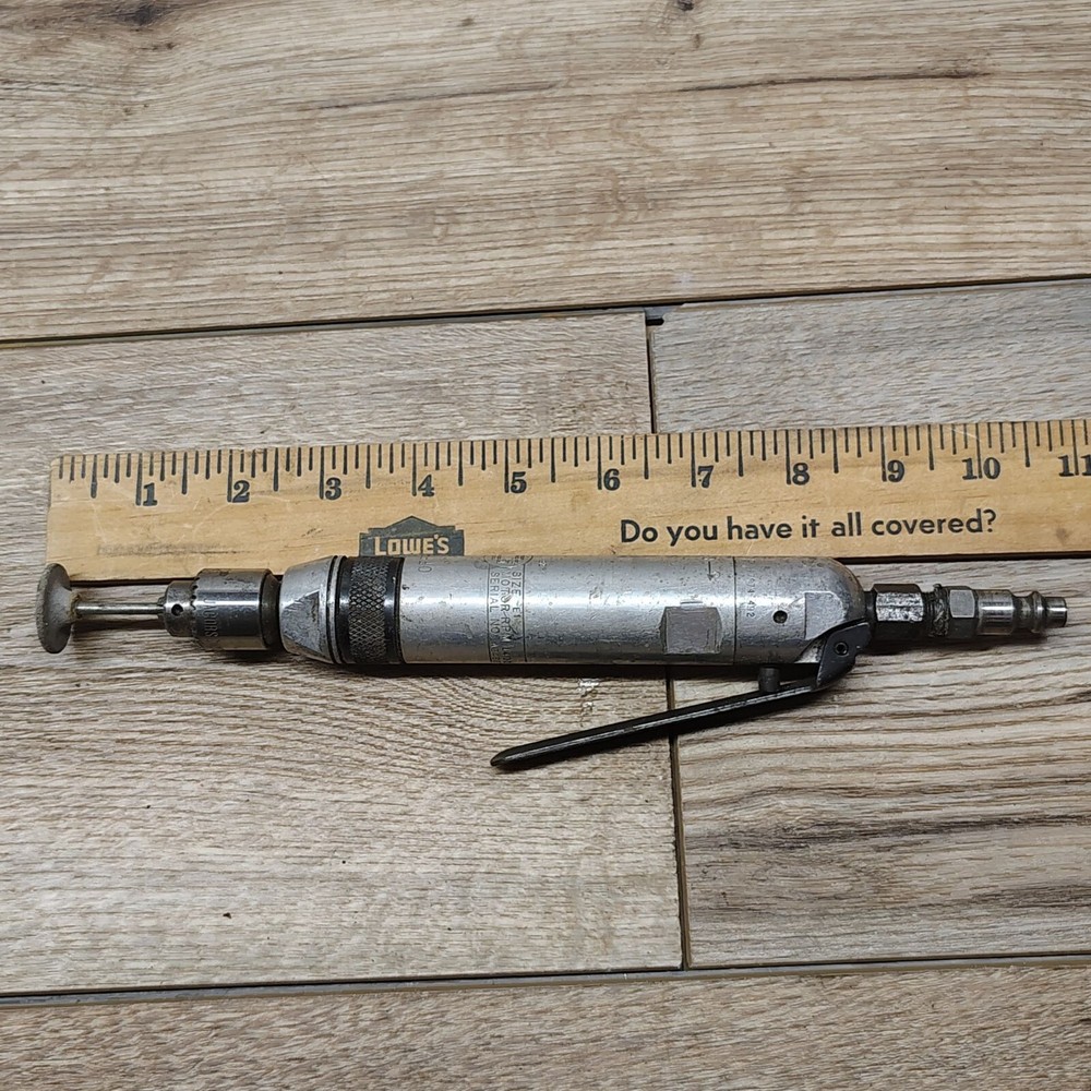 Gardner Denver Pneumatic Inline Die Grinder with Jacobs Chuck