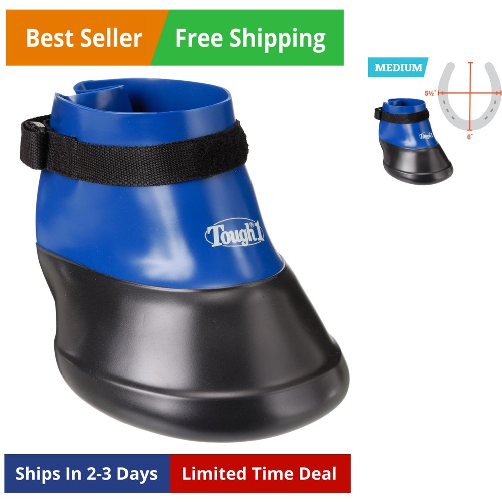 Hoof Saver Boot, Royal Blue, Medium
