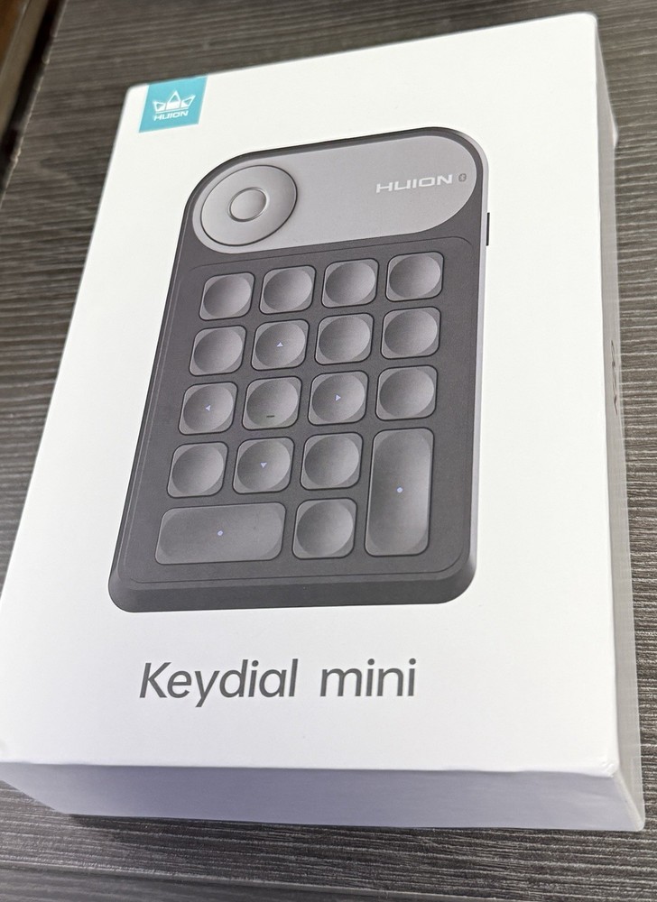 HUION Keydial Mini Bluetooth Programmable Keypad 18 keys Drawing Tablet Sealed