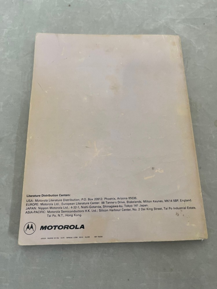 HC11 Motorola M68HC811E2 Technical Data MC68HC811E2/D