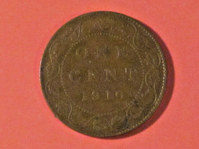 1910 One Cent - Canada - KM# 8  Very nice