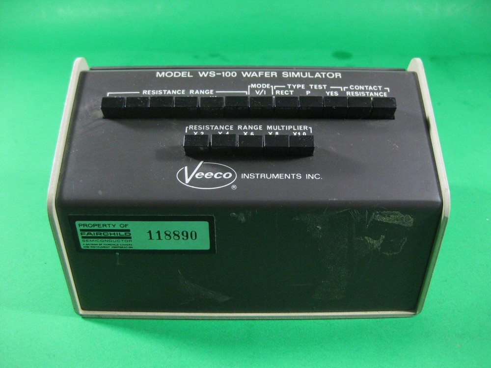 Veeco Wafer Simulator -- WS-100 -- Used