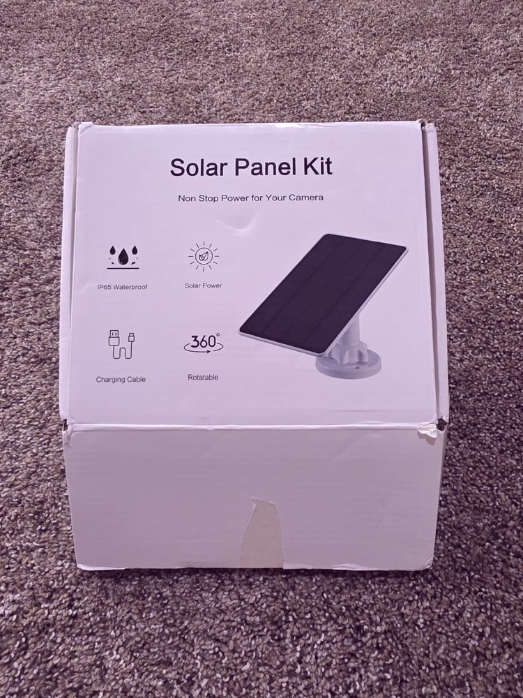 (2) 7"X5" Solar Charging Panel for MICRO USB Camera 5V