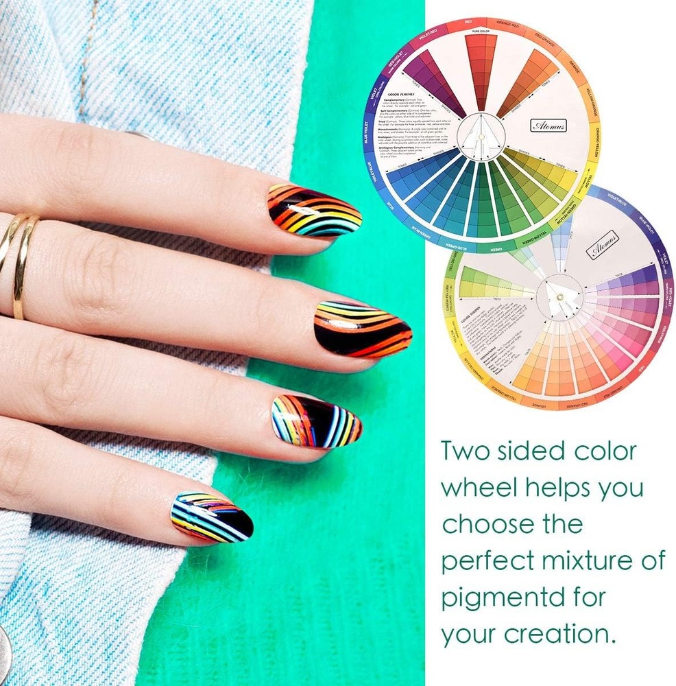 Creative Color Wheel, Paint Mixing Learning Guide Art Class Teaching Tool...