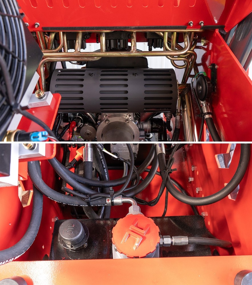 Upgraded Mini Skid Steer Tracked Loader 23HP Engine 3-Pumps Free Ship Unloading