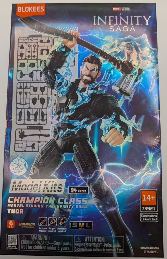 Blokees Marvel Infinity Saga Series Champion Class Thor Model Kit