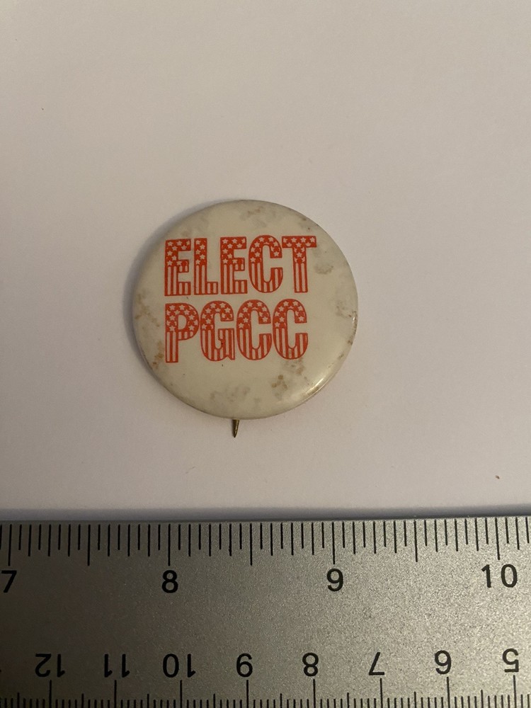 Elect PGCC Pin Back Button P152