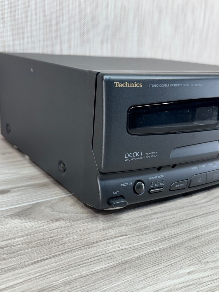 Technics RS-CH550 Stereo Double Cassette Deck - UNTESTED