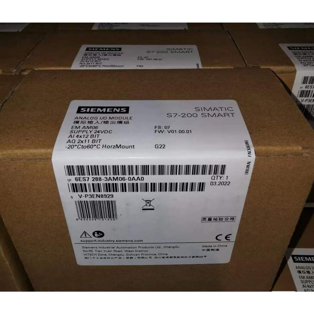 New Siemens 6ES7288-3AM06-0AA0 6ES7 288-3AM06-0AA0 S7-200 SMART I/O SM AM06