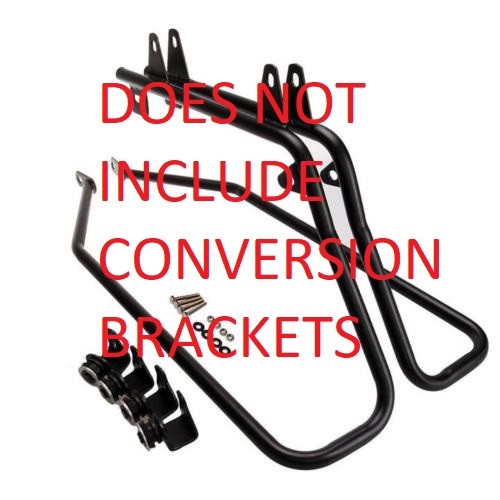 Mounting Cross Brace Supports for Saddle bag Conversion Brackets