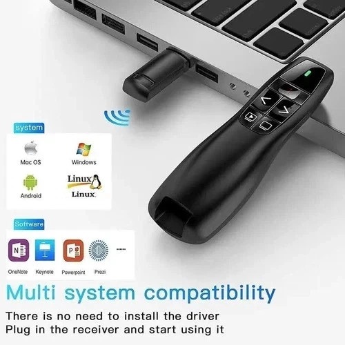 Power Point Presentation Remote Wireless USB PPT Presenter Laser Pointer Clicker