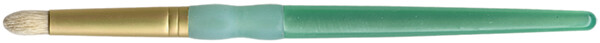 Crafter's Choice White Bristle Dome Stencil Brush 1/2" Width
