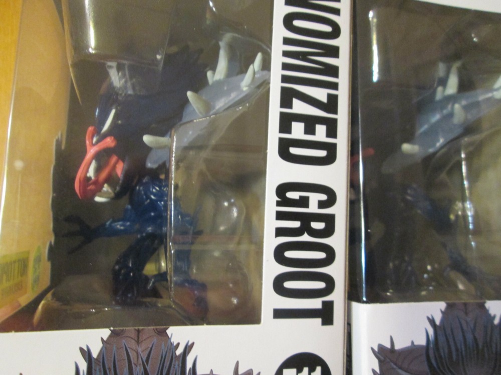 FUNKO POP MARVEL VENOM VENOMIZED GROOT 511 GITD GLOWS IN THE DARK HOT TOPIC READ