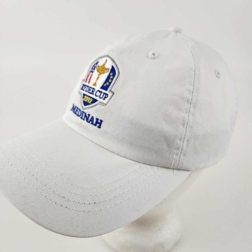 RYDER CUP 2012 MEDINAH Golf Dad Hat Cap White OSFA Ahead