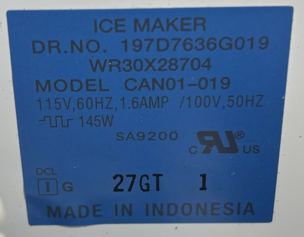 G.E. Ice Maker Replacement Assembly 🧊 GE WR30X28704 🆕