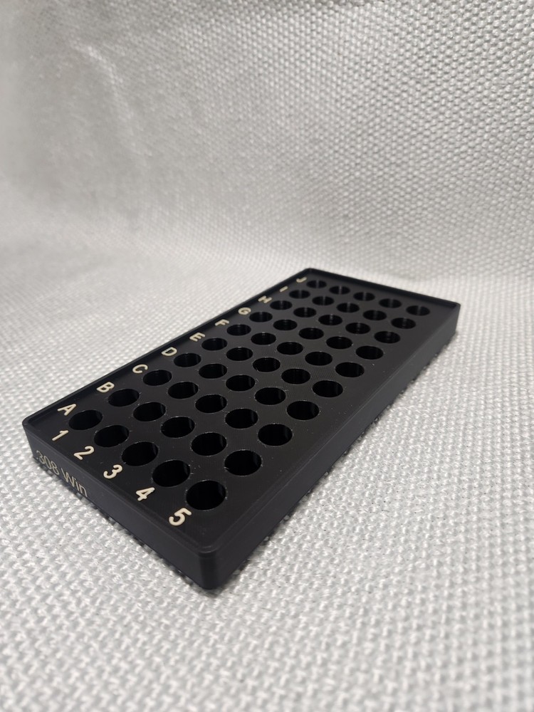 .308 Winchester 50rd reloading tray, Stackable, Different color options