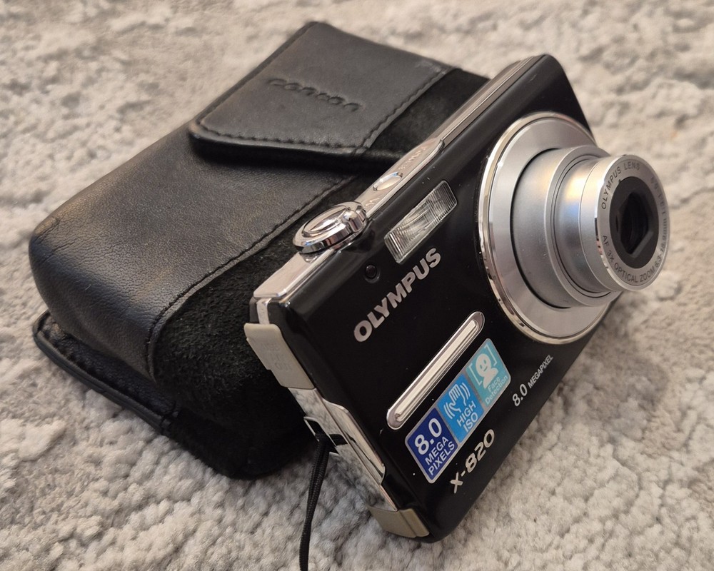 Olympus Digital Camera X-820 8.0MP Black Tested