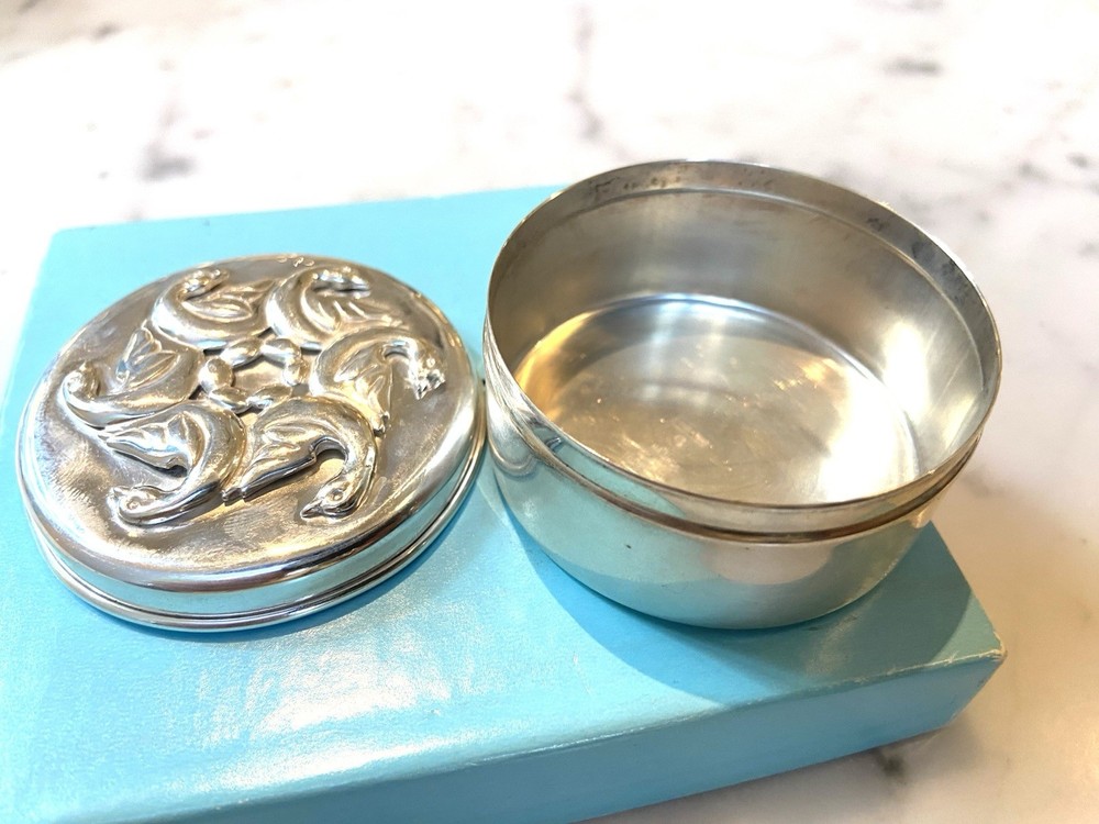 Tiffany&co Sterling Silver Box Pillbox