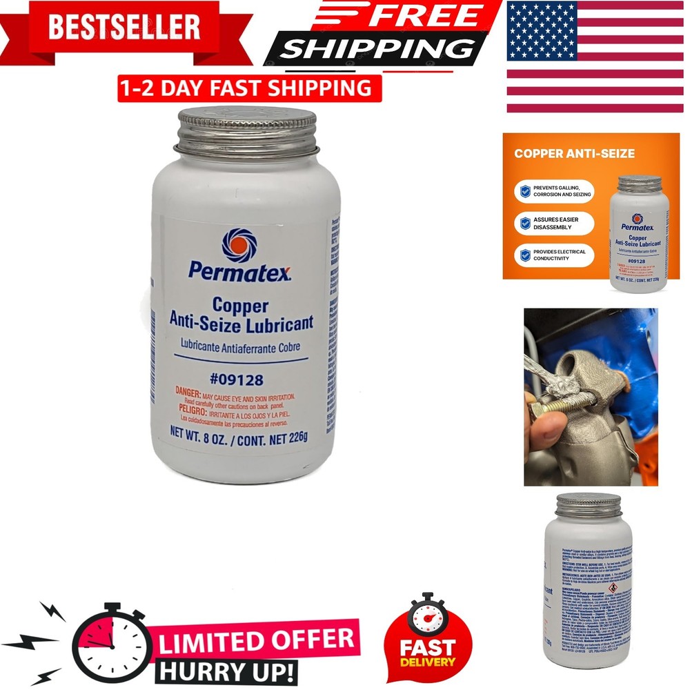 09128 Copper Anti-Seize Lubricant, 8 oz.