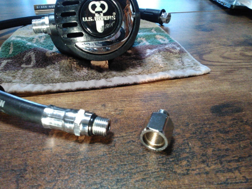 U.S. DIVERS Second-stage, Good working condition.