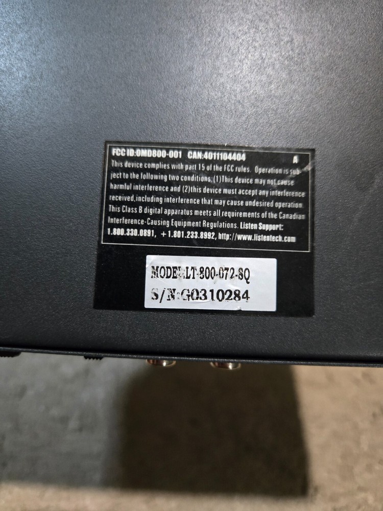 Listen Model LT-800-072-8Q