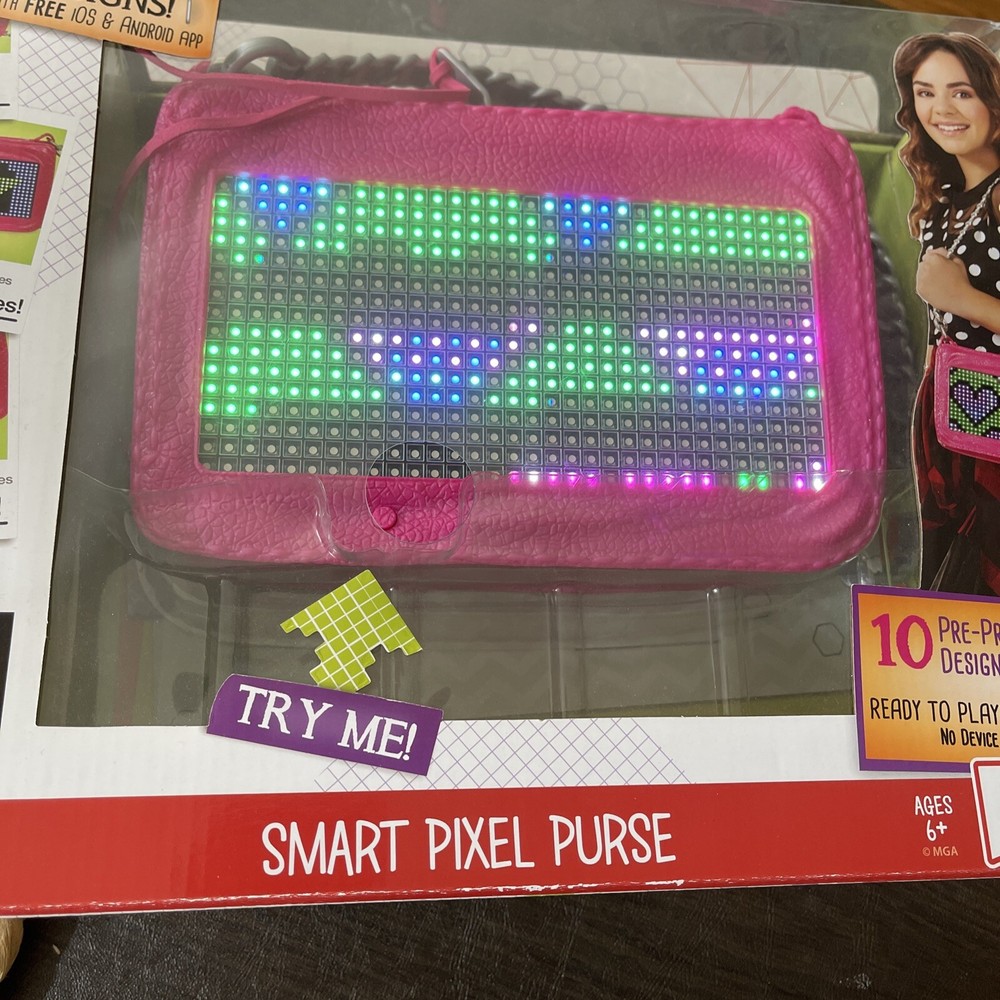 Smart Pixel Purse Project Mc2 Customize, Animate, Scrolling Text/10 Designs Wow