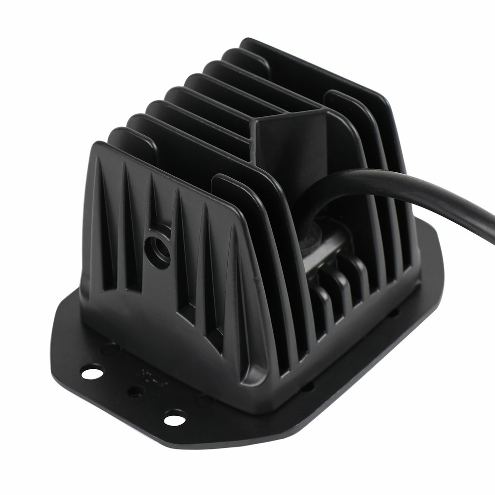 5" Flush Mount LED Work Lights Backup Reverse Bumper Off-Road Driving Cube Pods