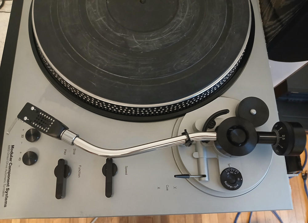 Modular Component Systems MCS 6602 Direct Drive Turntable Tested-Working-S.Video