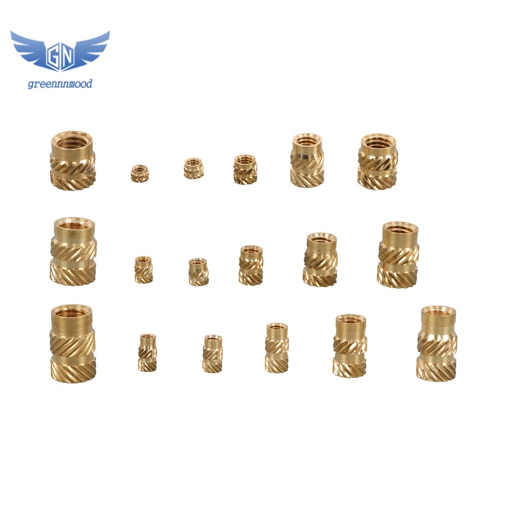 350Pack Threaded inserts kits M2-M6 Metric Internal Thread Rolled Copper Inserts