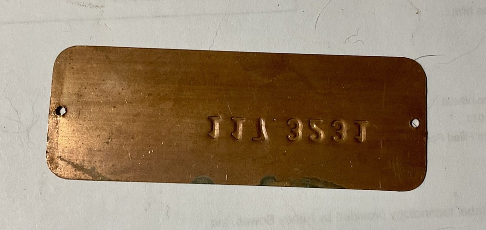 Sewing Machine Cabinet Sears Roebuck Identification Tag