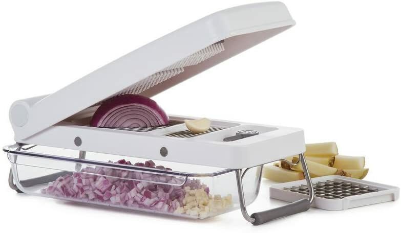 PL8 Professional 3 Cup Vegetable Chopper, White