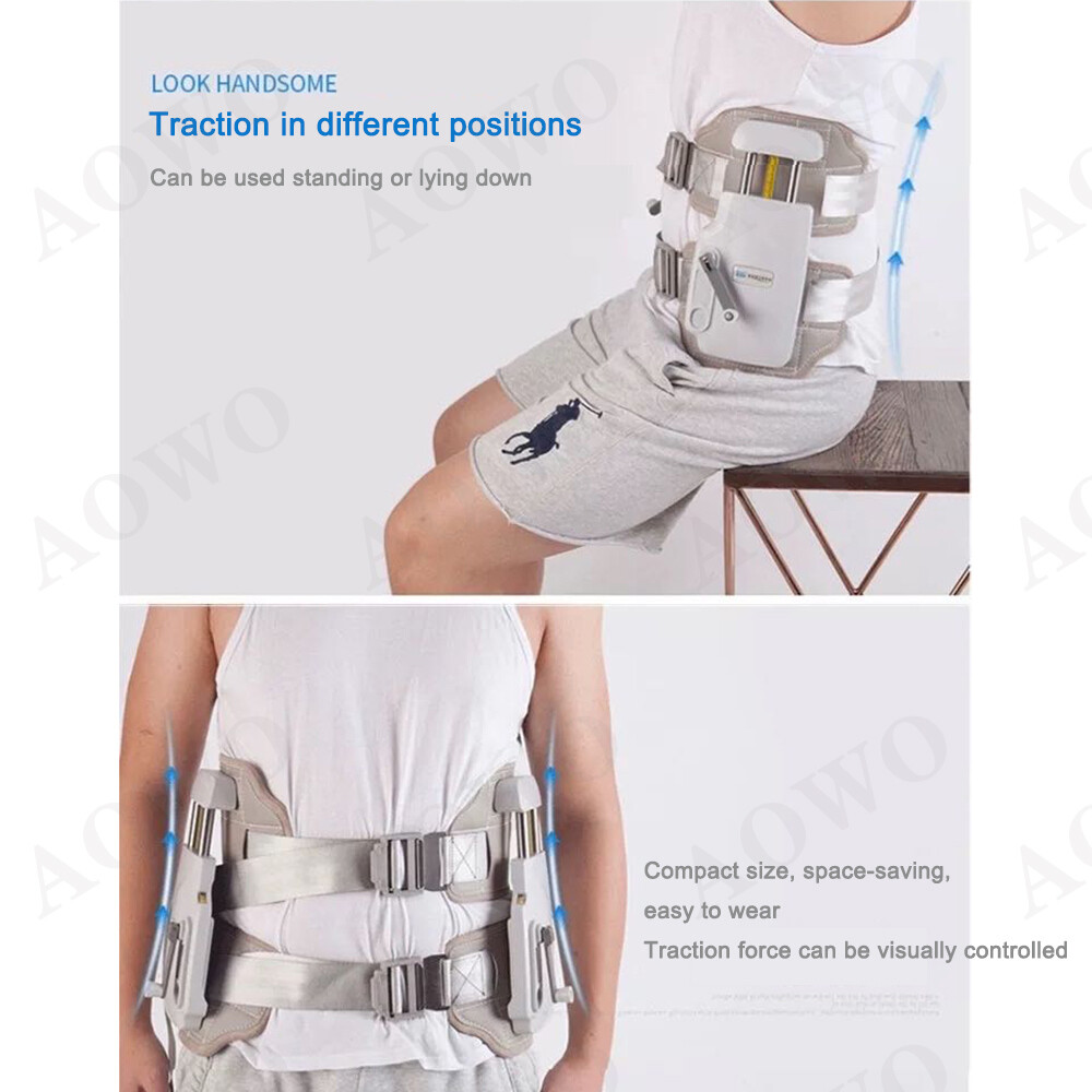 Spinal Decompression Belt, Lumbar Traction Device for Lower Back Support